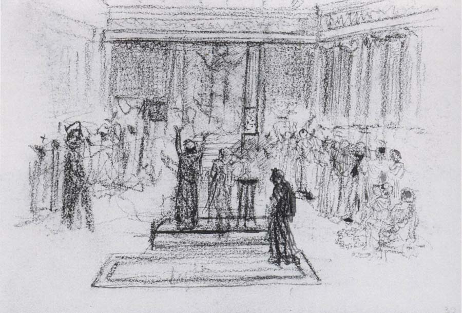 Scene at the Theatre